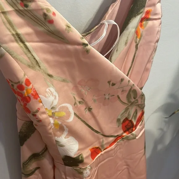 NWT* Still the One Blush Satin Maxi - Picture 7 of 8